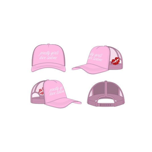 "PRETTY GIRLS LOVE SOLONE" TRUCKER CAP